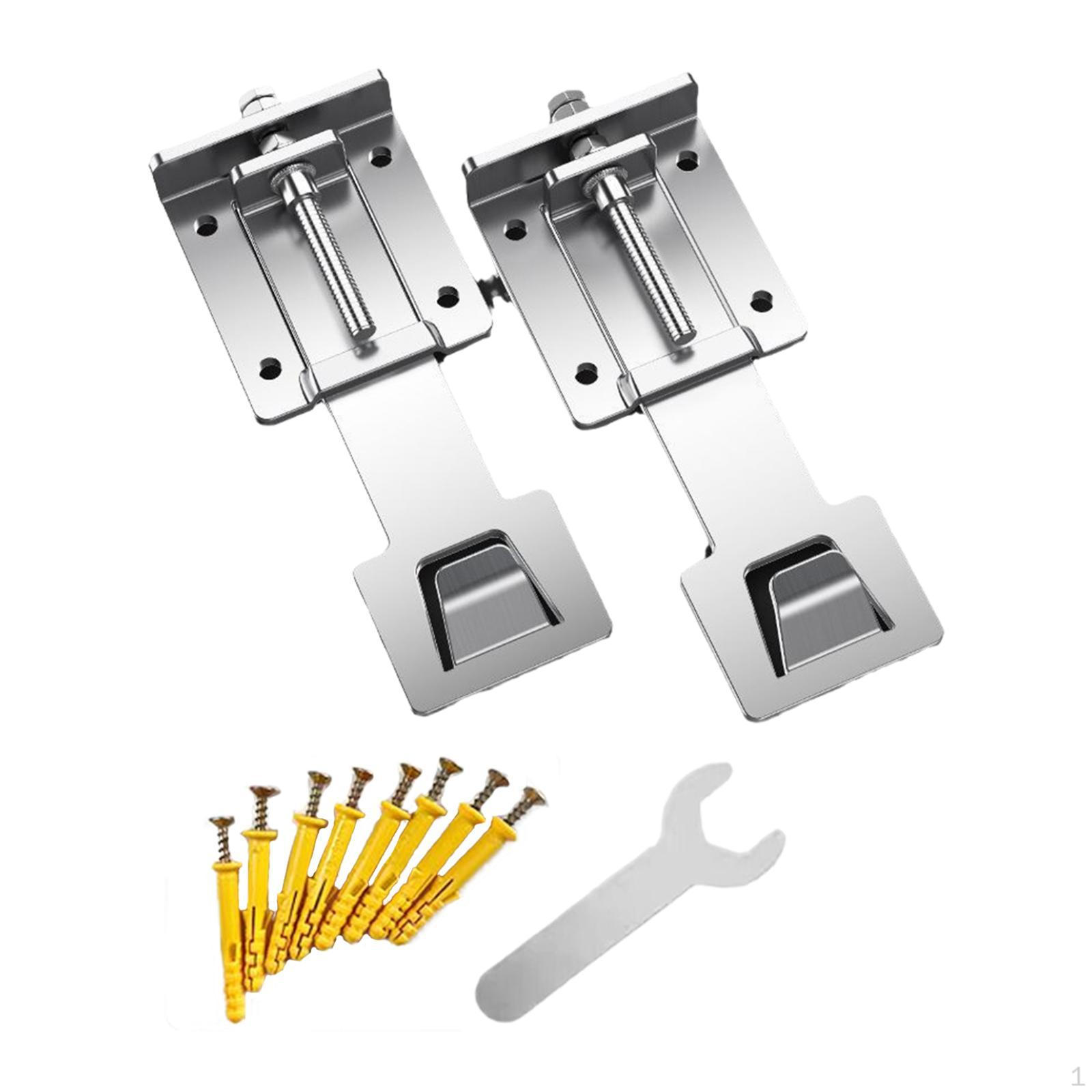 

2 комплекта крючков для вытяжки, пластина для подвешивания, прочная деталь с крепежными винтами, инструмент 18cm