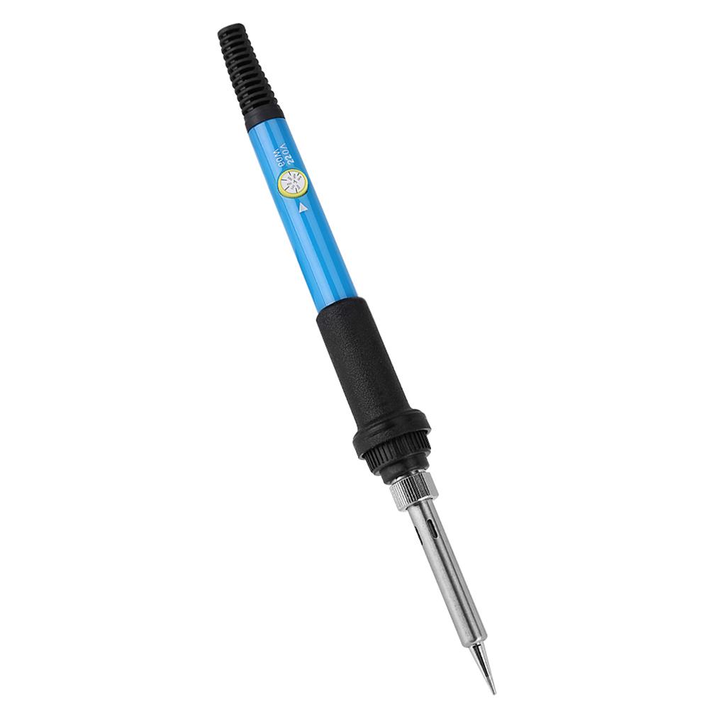 60W Electric Soldering Iron Adjustable Temp Hand Tool Kit with Switch Button