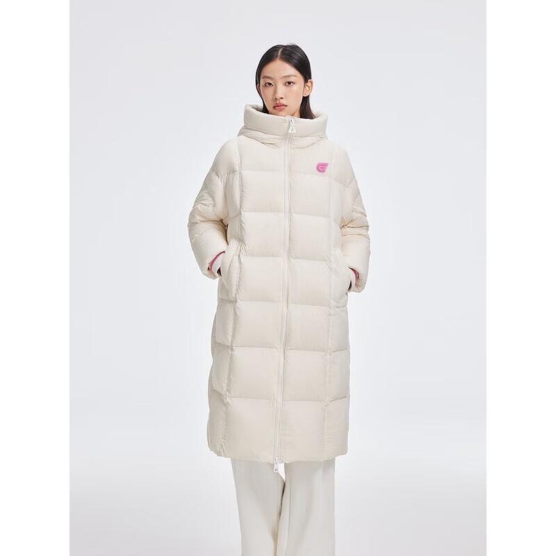 Ailay Women's 2025 Long Hooded Warm Duck Down Jacket
