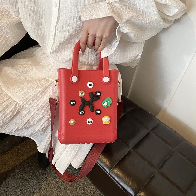 I Kleine Strandlochtasche, lässige Umhängetasche, Handtasche, wasserdichte und verlustsichere Reise-I-Geleetasche.