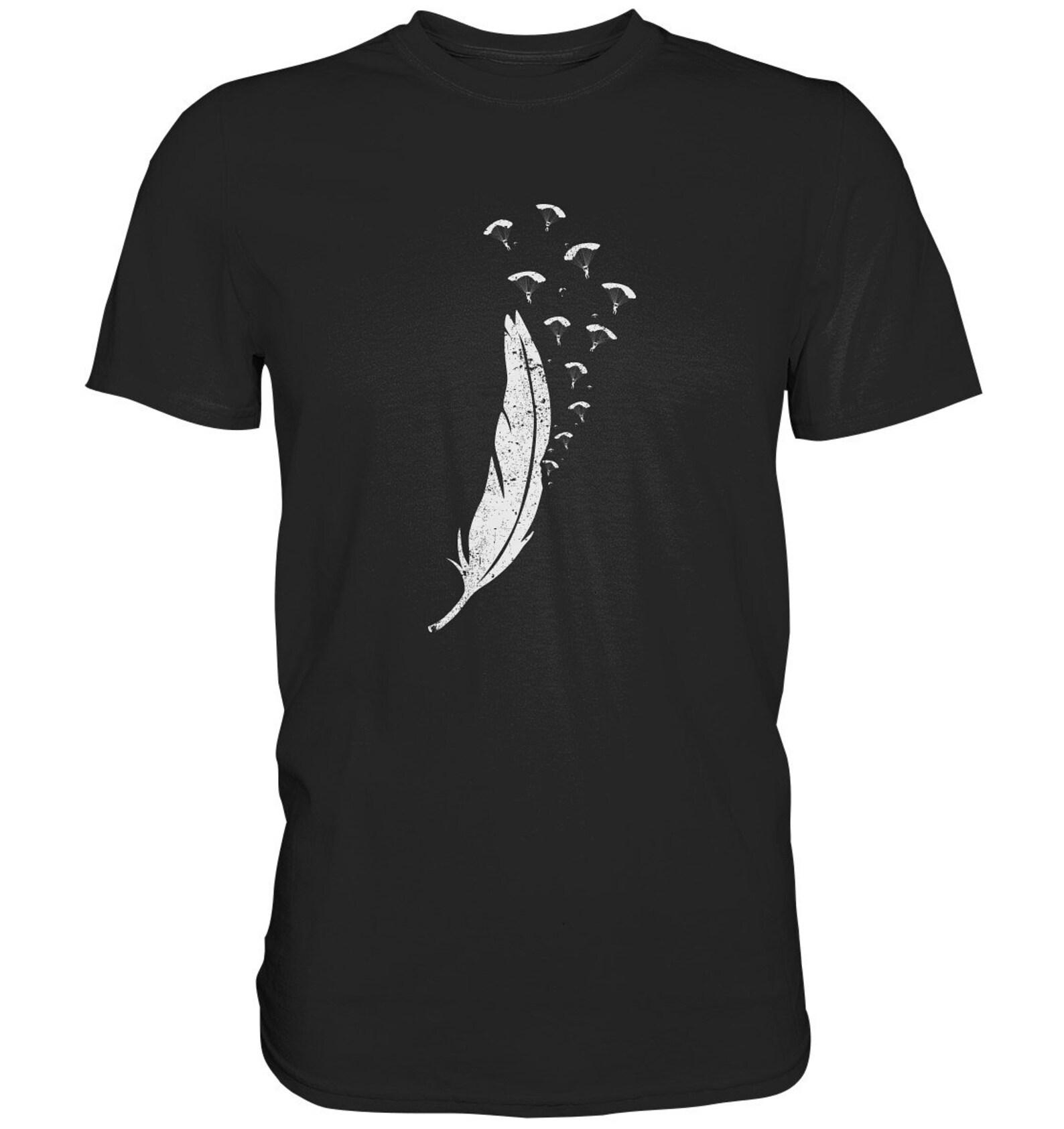 T Shirt Paragliding Feather - Premium T-Shirt 2XL