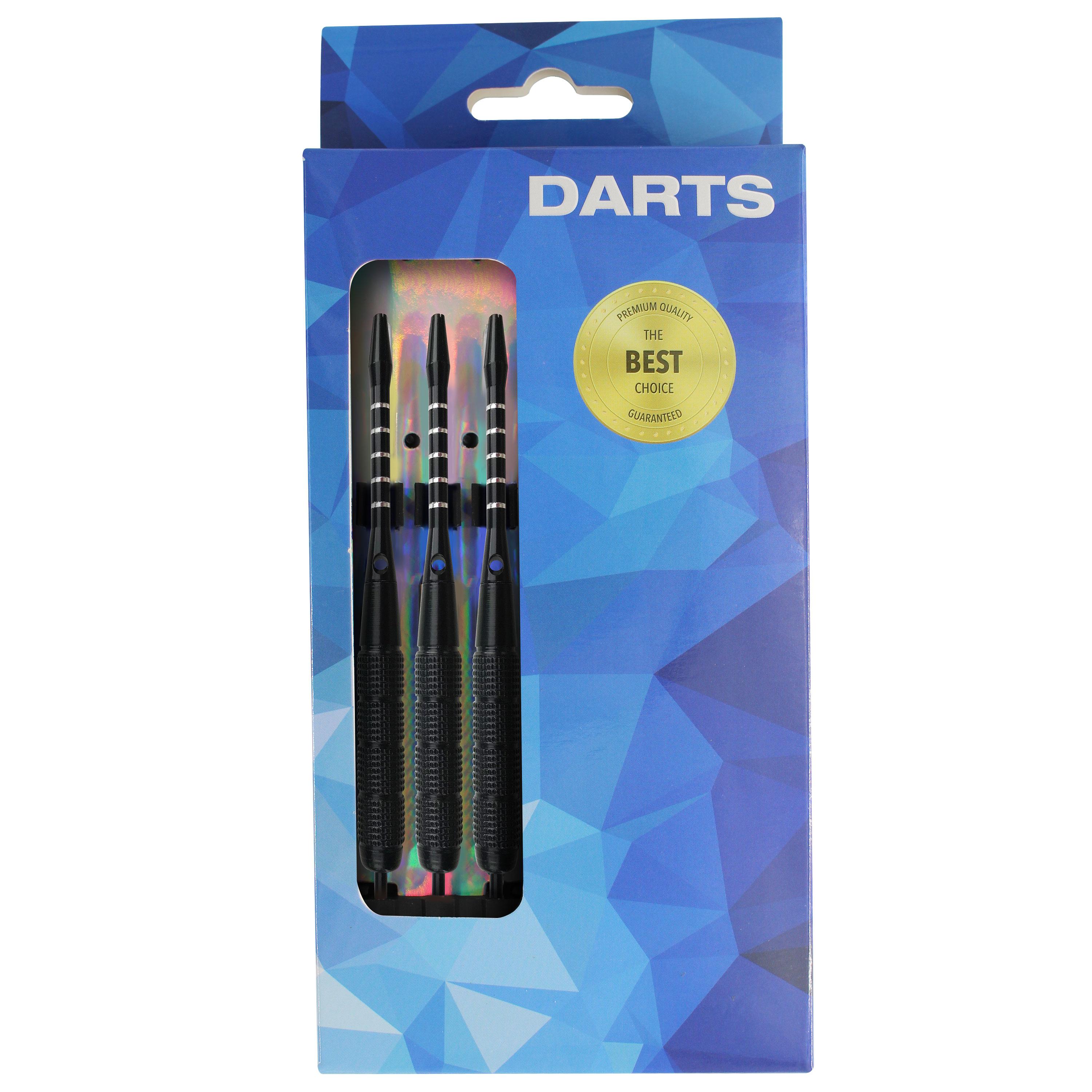 PENPEN Dart Set Black Custom Dart Flights Steel Tip Iron Copper Dart 12240 чёрный