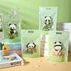 50Pcs Cartoon Animal Plastic Bags Snowflake Crisp Cookies Nougat Portable Ziplock Self Sealing Party Gift Packaging