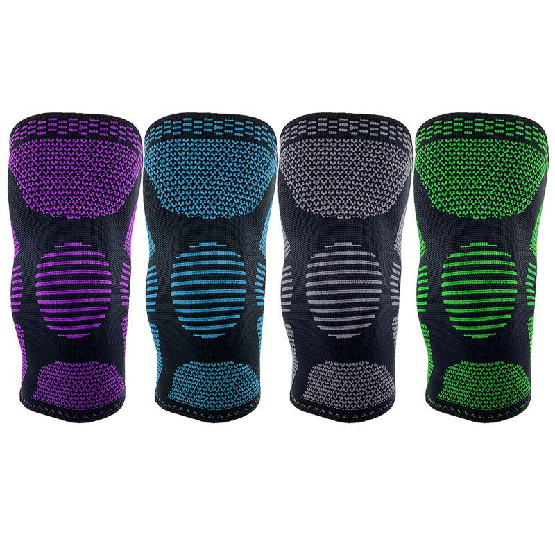 Meniscus Multi-color Knitted Sports Knee Pads Running Basketball Shock Absorption Protection Knee Joint Injury Prevention Outdoor Protective Gear