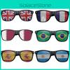 England France National Flag Pc Frame Sunglasses For Uv Protection