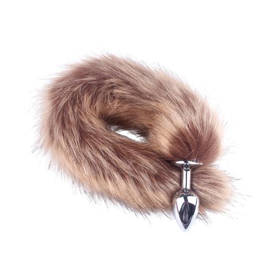 Yousheng Anal Plug Safe Full Stimulation Metal Fox Tail Exotic Accessories Butt Plug Adult Product