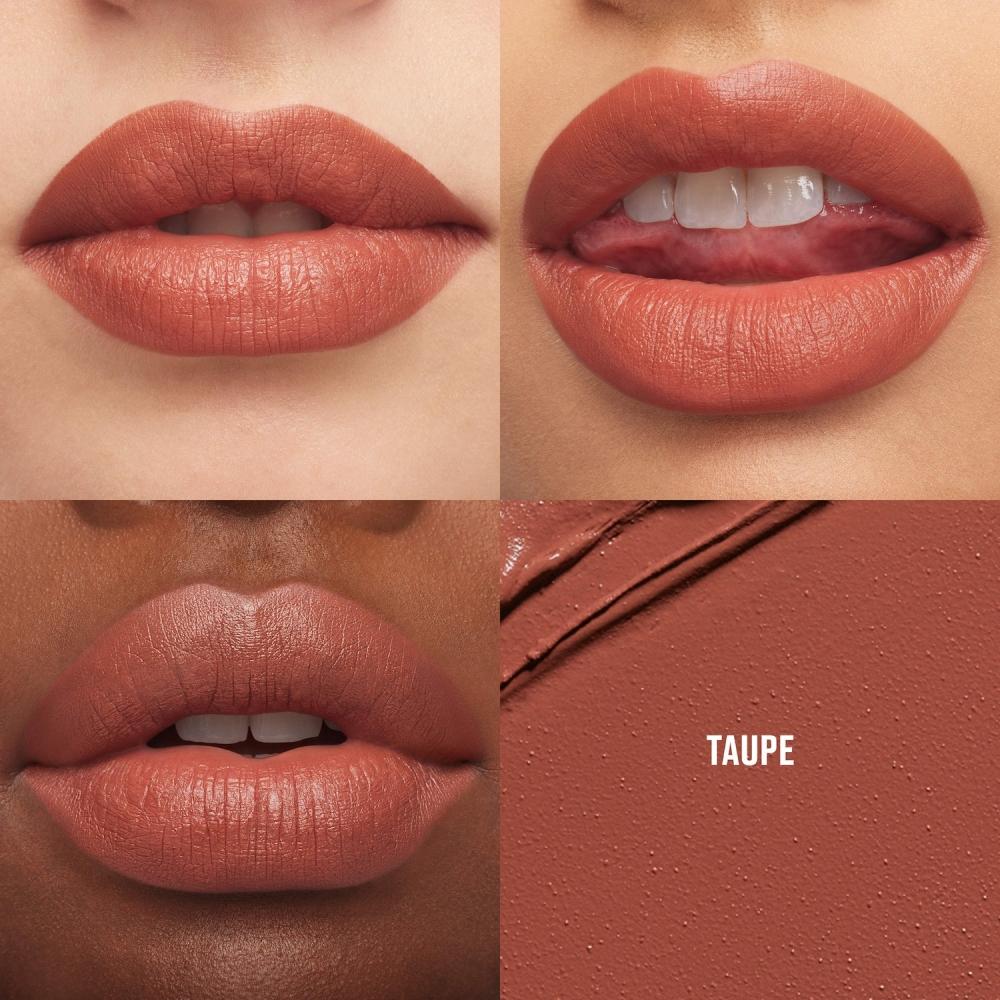 MAc CosMetics M A cxiMAl Seidiges MAtte 12 Stunden Halt Lippenstift 0,12 Unzen tAupe Gedämpftes Rötliches tAupe Braun