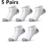 1-30 Pairs Ankle Athletic Running Socks Cushioned Cotton Breathable Low Cut Sports Tab Socks For Men And Women