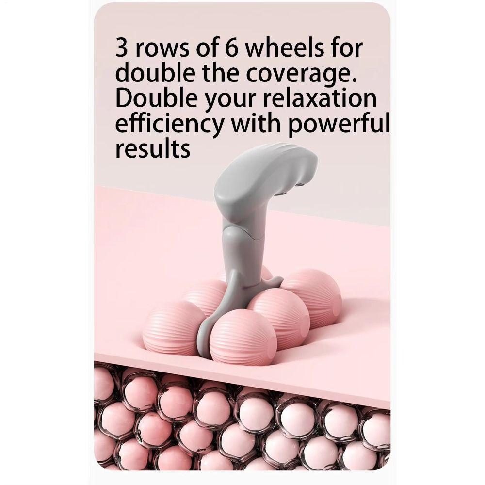 Spine Relaxation Handheld Massager Portable Cervical Spine Massager Neck Massager Roller  Body