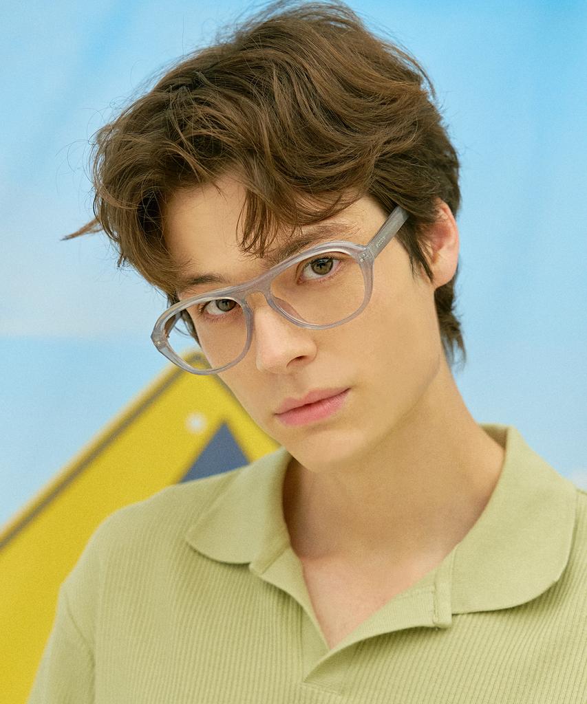 Maegkoin Iro 03 Gray Iro Blue Light Blocking Glasses (Gray)