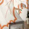 Thanksgiving Autumn Maple Leaf Sheer Curtains For Living Room Bedroom Tulle Curtain For Kitchen Voile Curtain Blind Panels