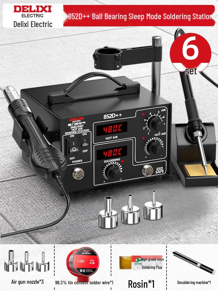 Delixi Electric 3-in-1 Soldering & Desoldering Station for Mobile Phone Repair