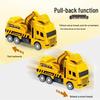 Pull-Back Engineering Vehicles Toy Set for Kids - Fire Trucks & Military Cars