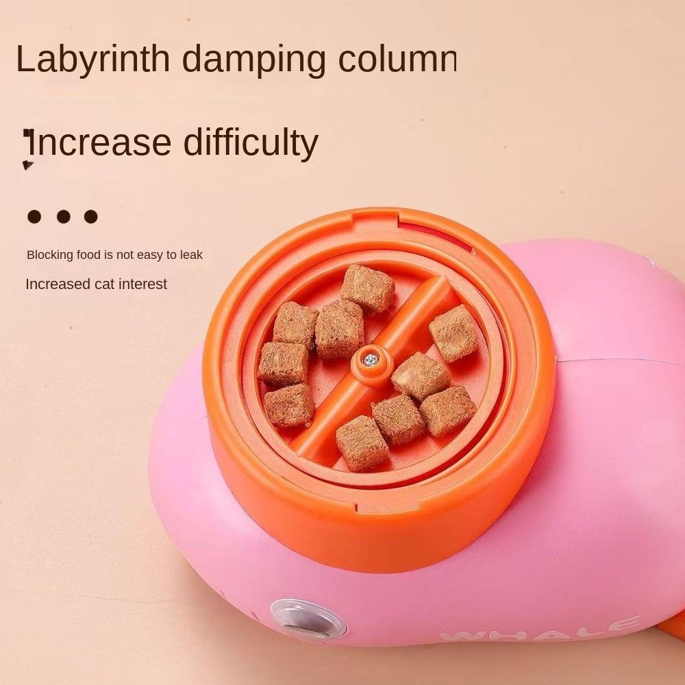 Blue PInk Interactive Dog Toy Plastic Slow Feeder Funny Puzzle Dog Toy  for Training