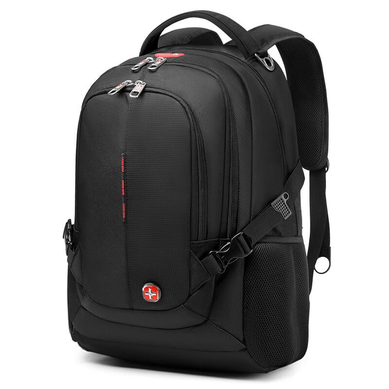 CROSSGEAR Swiss Military Knife Backpack for Men, 15.6-Inch Laptop Bag, Large Capacity Business Travel Schoolbag
