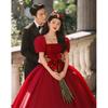 Happy Marriage Light Wedding Dress Wedding Photo Dress Movie Costume Couple Dress