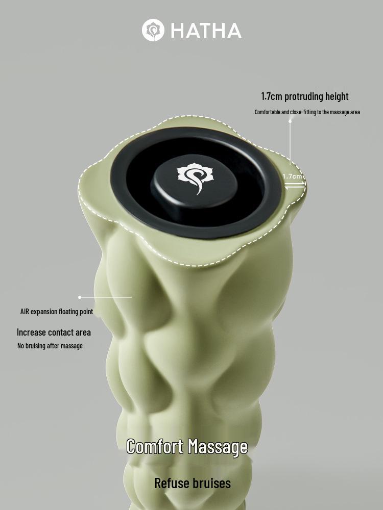 Hata Foam Roller: Yoga & Massage Tool for Home or Club - Professional Fitness Muscle Fascia Relaxation Roller.