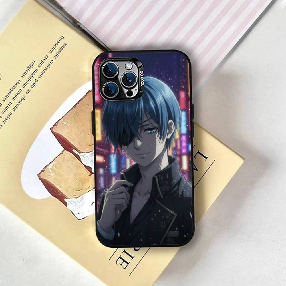 Anime B-Butler Phone Case For iPhone 17,16,15,14,13,12,11 Plus,Pro Max,XS,Colorful Silver Phone case Funda Cover