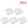 1-5PCCamping Grill Grate Stainless Steel Mesh Grill Bushcraft Grill Camping Rack for Fire Cooking BBQ Backpacking Campfire Rated