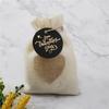 Pack Of 100 Elegant Heart/Round Labels for Valentine's Day Presents and Surprises Decorative Couple Gift Embellishments