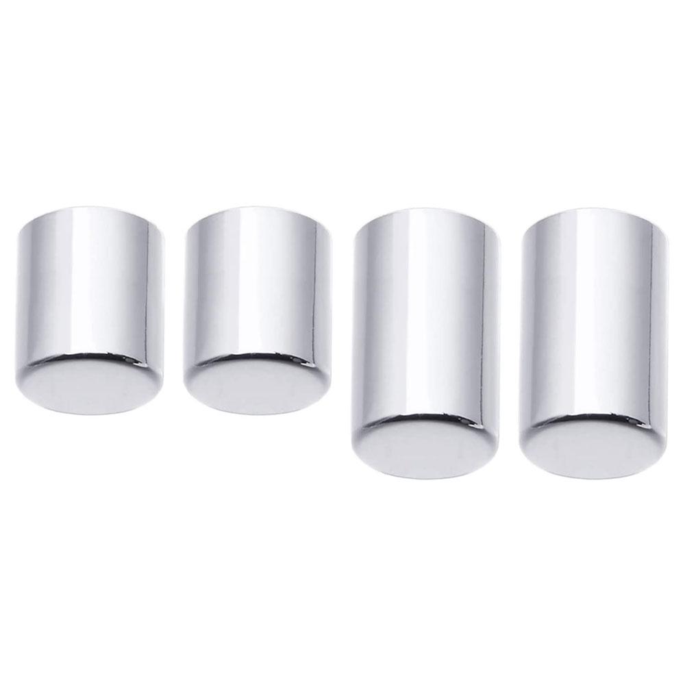 4Pcs Motorrad Docking Hardware Punkt Abdeckung Schwarz Chrom Für Harley Touring Electra Glide Road King Street Glide 2009-2024