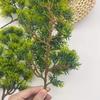 15pcs Realistic Artificial Cypress Pine Tree Needles Miniature Evergreen Foliage for Wedding & Event Decor Landscape Accessories