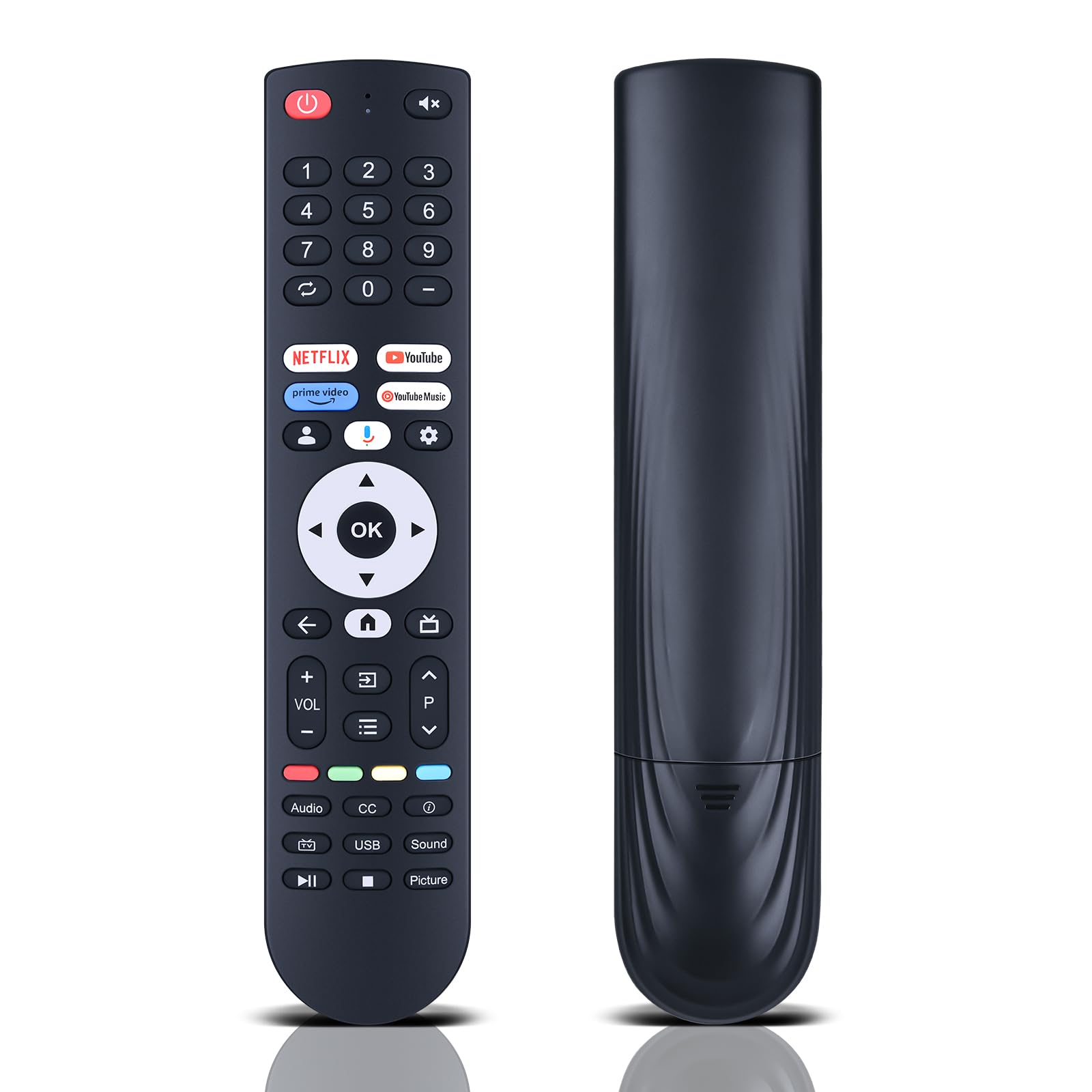 AVTVA ТВ-пульт без тюнера для Google TV с диагональю 32/40/43 дюйма CG40-P3, CG43-P3, CG32-P3, CA32-P3 и CA43-P3