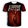 New Classic Band Accept T-shirts 3D Printed Men's Women Hip Hop Short Sleeve Round Neck T Shirt Oversized Tees Tops Man Clothing