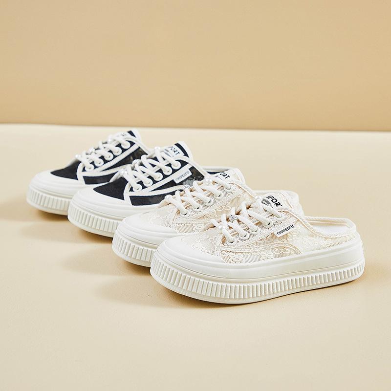 Fashion Fashion Trend Korean Version Slippers Womens 2025 Summer New Student Mesh Casual Shoes Comfortable And Breathable Womens Sandals