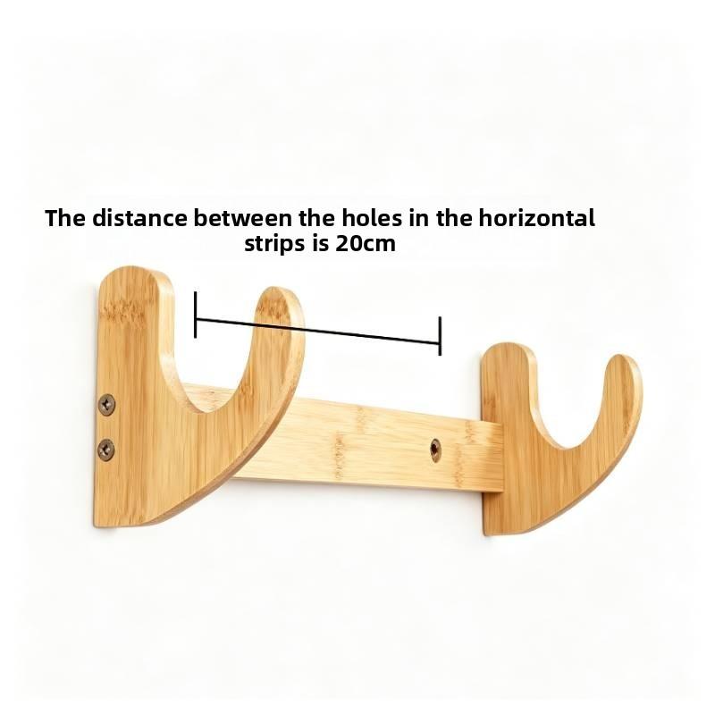 Wooden Sword Display Shelf With Multilevel Wall Mount For Collectors And Home Decor