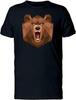 Cool Geometric Angry Bear Men's Tee
