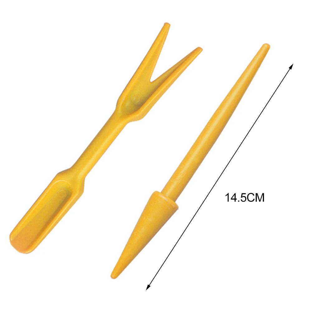 

Диспенсер для семян с ручным циферблатом для цветов, с регулируемым отверстием, пластиковый многофункциональный портативный черно-зеленый для садоводства, посева