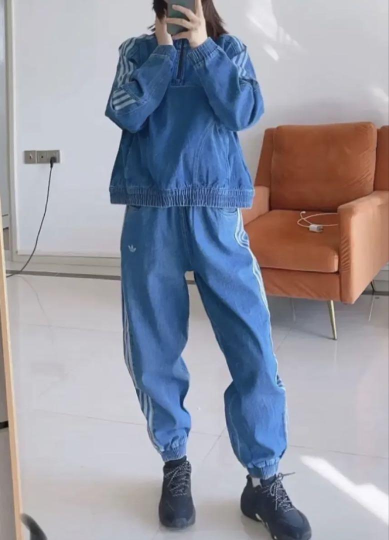 

[Б/У] Джинсовые брюки Adidas Light Navy Jersey ДЖИНСОВАЯ ТКАНЬ