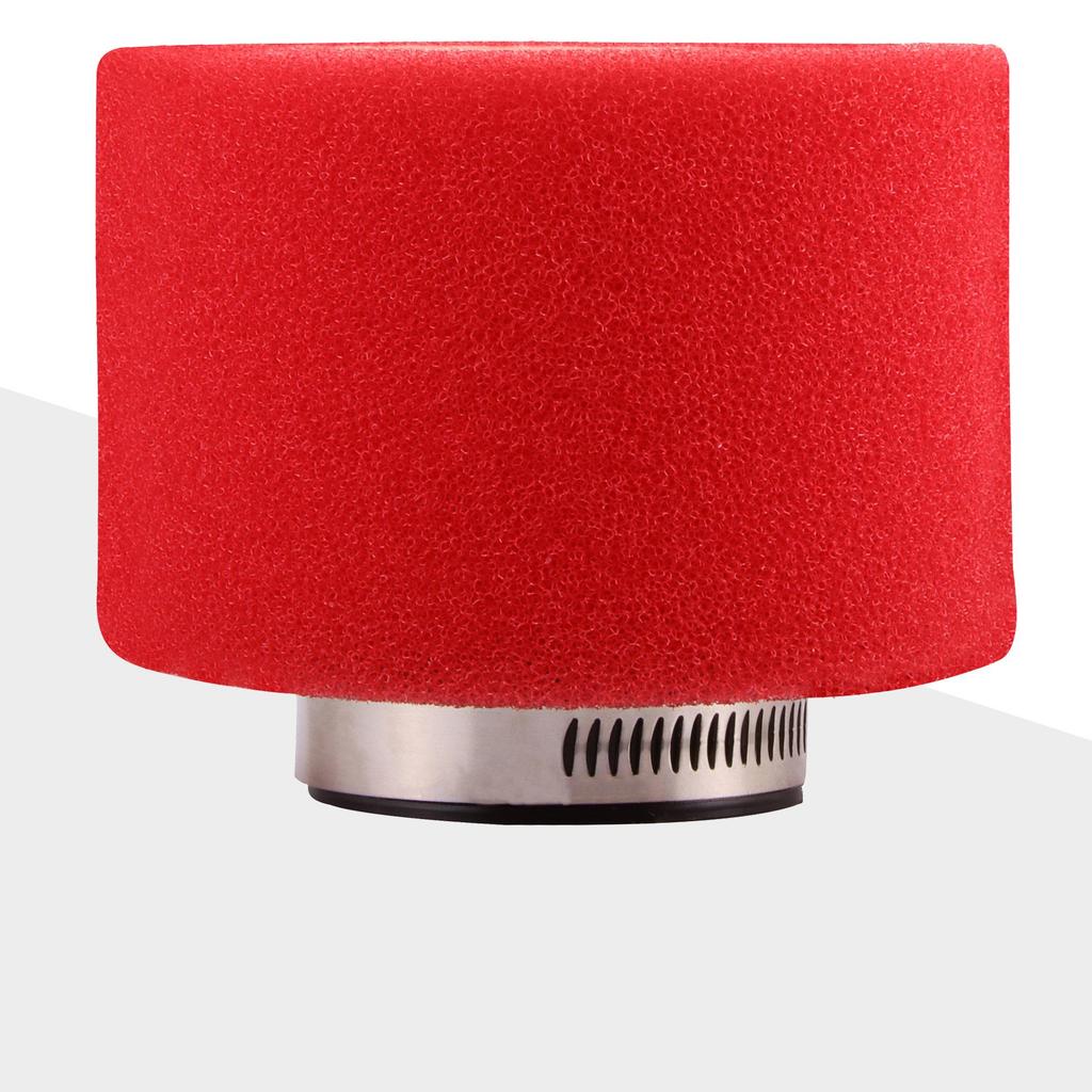 48mm Red Sponge Air Filter for Motorcycle & ATV - Fits Various Models