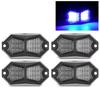 4PC 18LED Car LED Rock Light 12V 24V LED Underbody Light for Vehicle Off-Road  Van Lorry RV Atmosphere Light Warning Signal Lamp