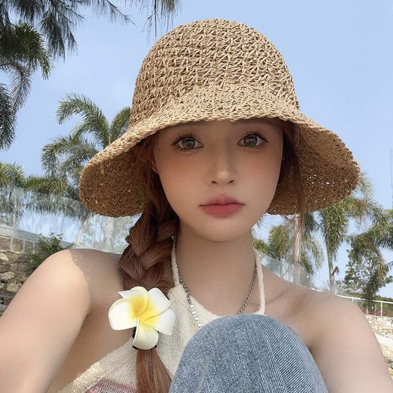 Women's New Straw Hat, Trendy Straw Hat for Summer, UV Protection, Sun Protection, Sunshade Hat for Vacation