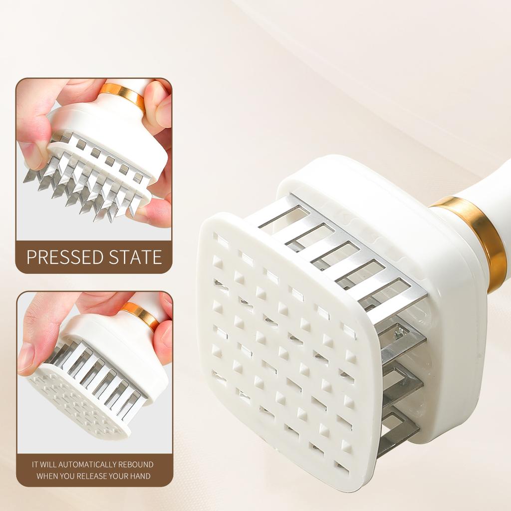 Household Steak Pork Chop Quick Loosening Needle Practical Stainless Steel Tenderizer Tenderizer Meat Hammer Meat Hammer 4