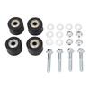 4PCS Chain Roller Guide Set High Performance Iron Bearing Steel for YFZ 350 Banshee 1987 To 2006 Black