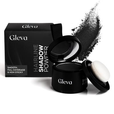 Gleva Haarlinienpuder kaschiert sofort Haarwurzeln Nachbesserungshaarpuder, Haarteile für Damen & Herren, Haarfasern für dünner werdendes Haar, nicht klebrig, Ro