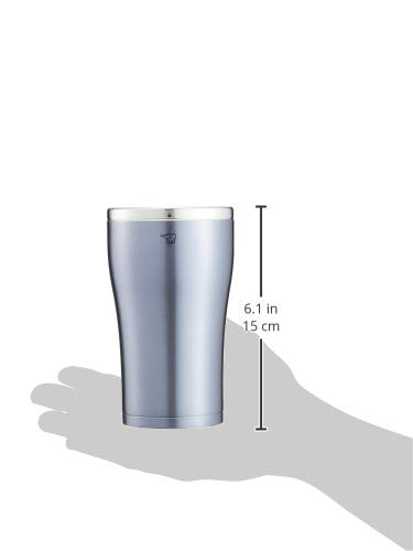 Zojirushi Stainless Steel Tumbler SX-DN45-AC 450ml Insulated Cold Retention Clear Blue Lip Cup Gift