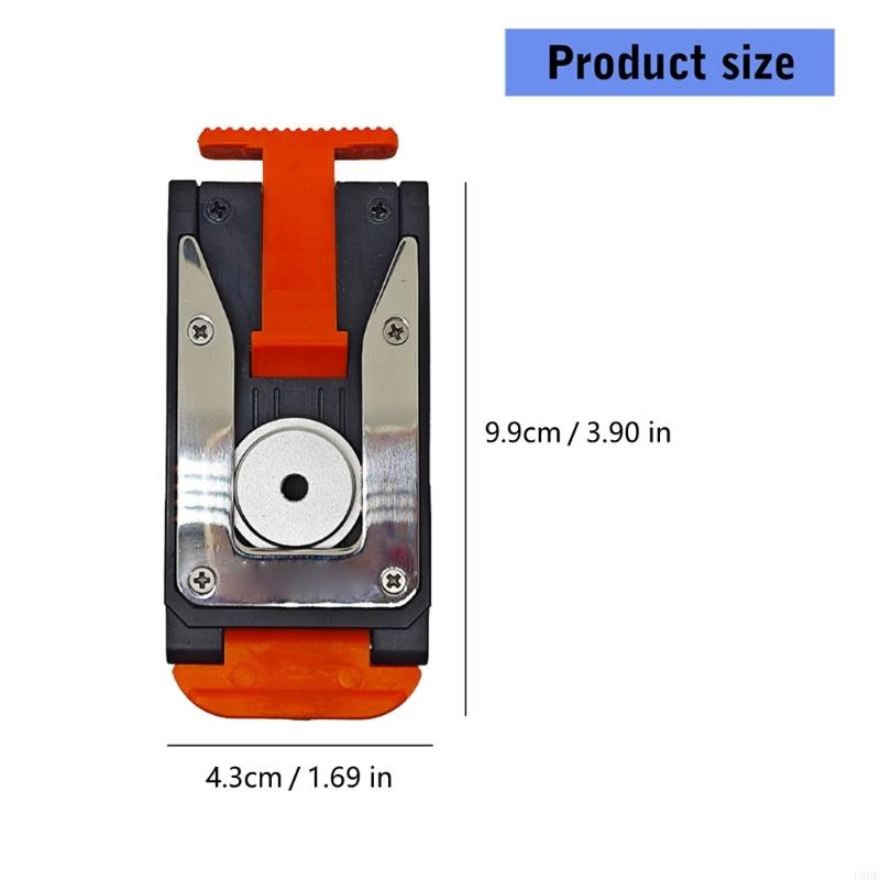 Tool Holder Featuring Automatic Lock System Attachment To Any Work Belt Tape Measure Tool Holsters