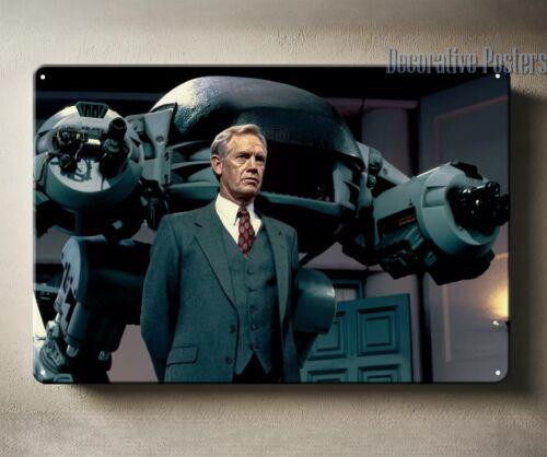 Robocop Retro Scifi Movie Photo Metal Poster Tin Sign xcm PlaqueAluminum 20x30cm(7.8x11.8inch)