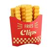 French Fries Sealing Clip Snack Bag Clip Bread Bag Clip Moisture-proof Fresh-keeping Clip Food Sealing Clip Refrigerator Sticker