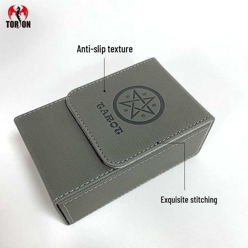 Large Capacity PU Card Storage Box for Tarot, Magic: The Gathering, and Yu-Gi-Oh! Cards