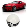 5 Speed Gear Shift Knob Manual Transmission Shifter Lever Stick Head Knob Replacement for Ford Mustang 1967 To 2018 White Black