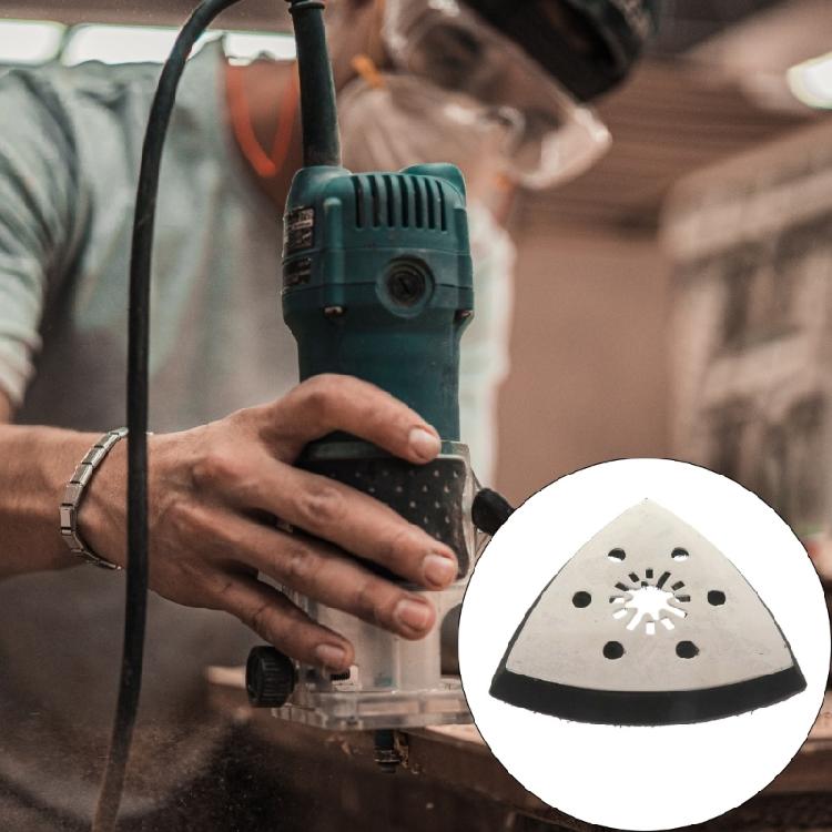 Universal 93mm Triangular Sanding Plate Quick Change Adapter For Most Electric Power Sanders Orbital Sanders Efficiently