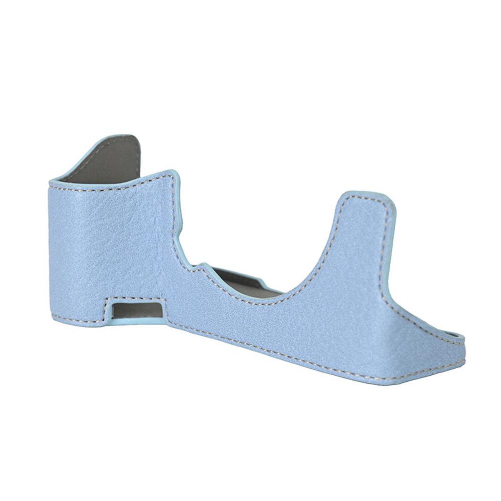 A7R5 Magnetic PU Leather Camera Half Case for Sony A7R5 Alpha 7R V A7RM5 Bottom Opening Cover