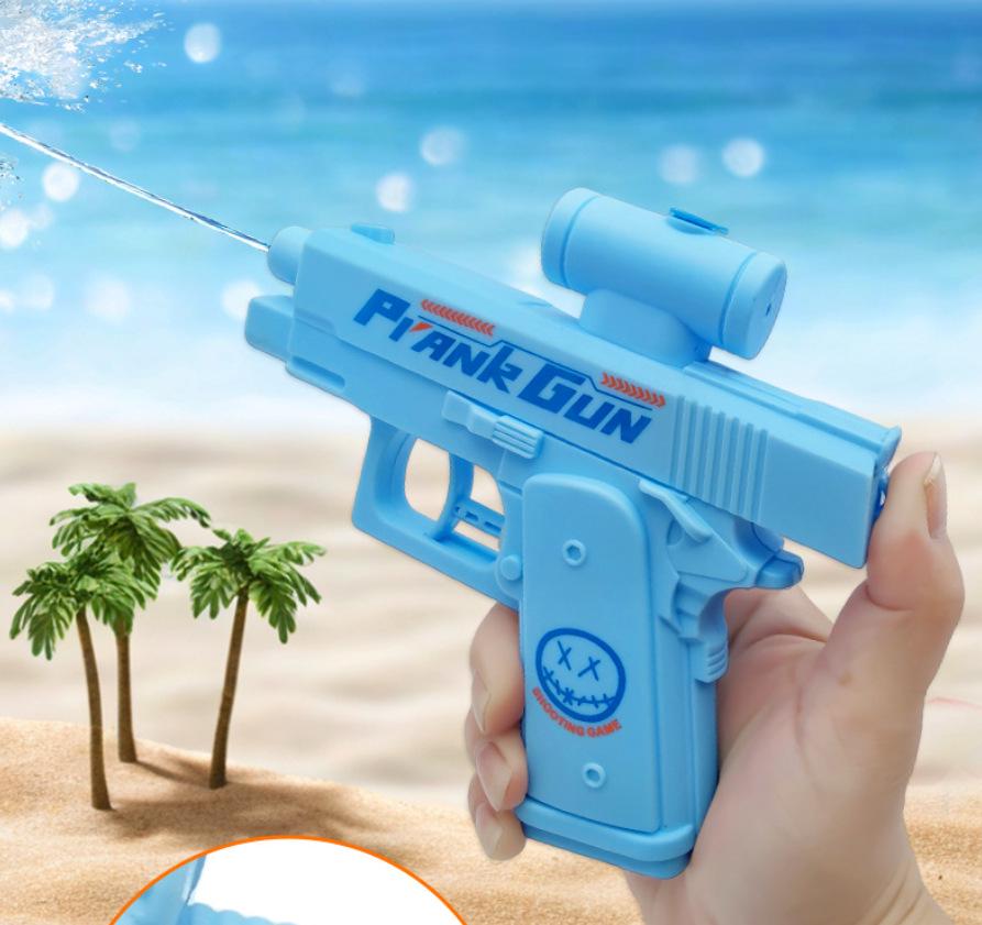 TikTok Double-Sided Prank Water Gun: Reverse Spray & Back Attack with Left-Deviating Trajectory
