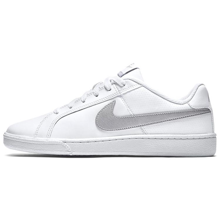 

new Nike Court Royale White Metallic Silver Women s 38.5