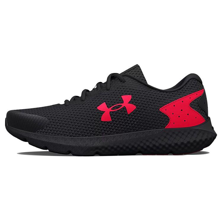 Under Armour Men s Charged Rogue 3 Reflect Black Red 3025525-001 45.5